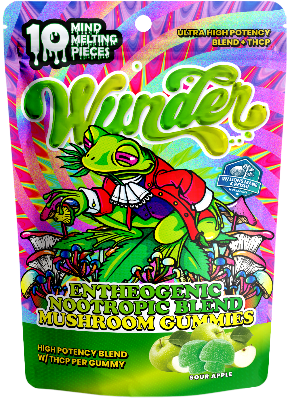 Wunder Ultra High Potency Mushroom Gummies 12000mg