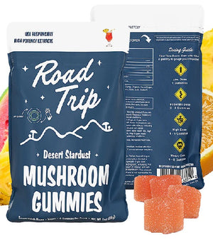 Road Trip Desert Stardust Mushroom Gummies 14000mg High Potency