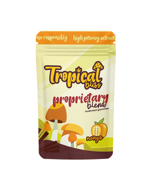 Tropical Bliss Nootropic Mushroom Gummies 10 Pack Vegan