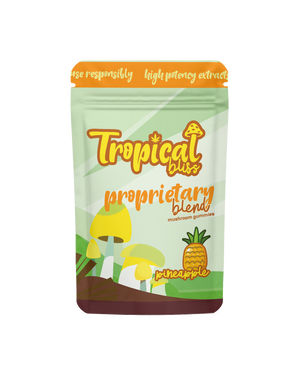 Tropical Bliss Nootropic Mushroom Gummies 10 Pack Vegan
