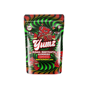 YUMZ Magic Nootropic Mushroom Gummies 5 Pack Vegan Focus Gummies