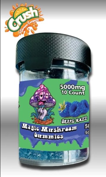 Crush Magic Mushrooms | 5000mg | 10 Pack Bag in 3 Flavors