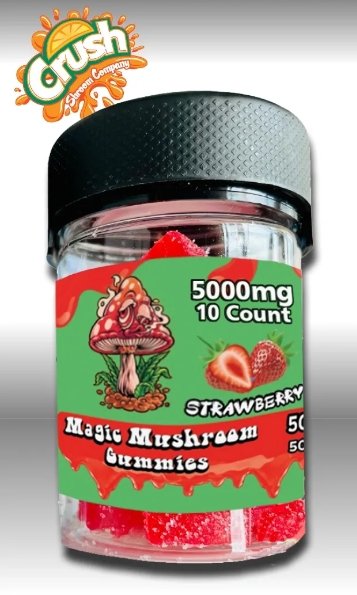 Crush Magic Mushrooms | 5000mg | 10 Pack Bag in 3 Flavors