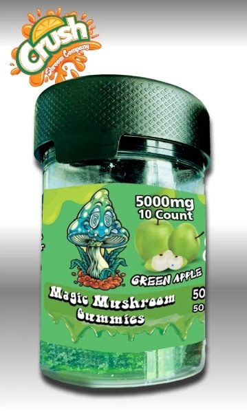 Crush Magic Mushrooms | 5000mg | 10 Pack Bag in 3 Flavors