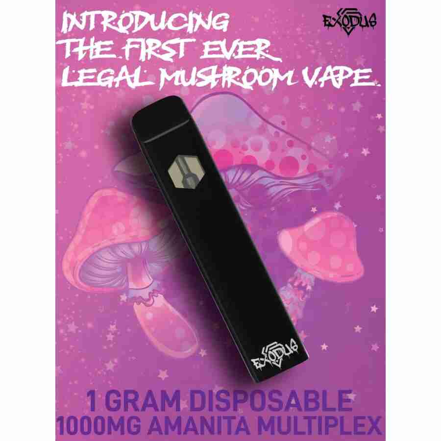 Exodus Amanita Multiplex Vape 1 Gram 1000mg Disposable - My Legal Shrooms Exodus Amanita Multiplex Vape 1 Gram 1000mg Disposable - My Legal Shrooms