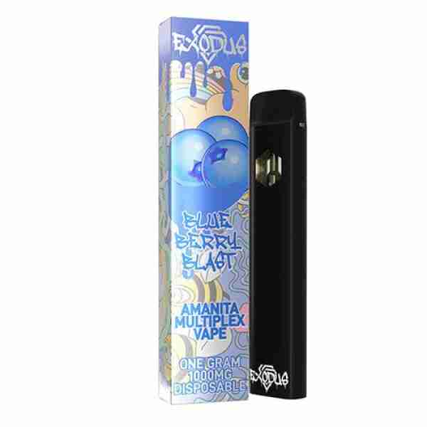 Exodus Blue Lotus Vape Exodus Amanita Multiplex Vape 1 Gram 1000mg  Disposable Exodus Dope Boyz Blue