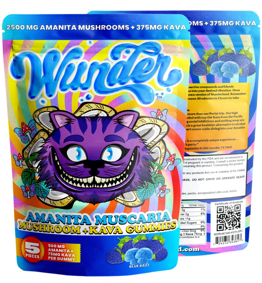 Wunder Amanita Muscaria Mushroom Gummies